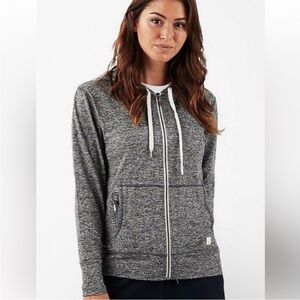 Gray Women's Performance Zip-Up Hoodie